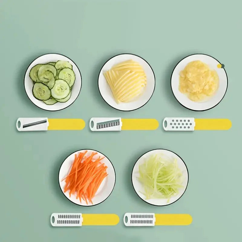 SlicePro – Mandolina multifuncional para verduras y frutas con mango | Brehn