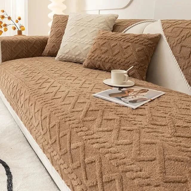 Sofaschutz - Funda de Sofá Elegante, Impermeable y Antideslizante