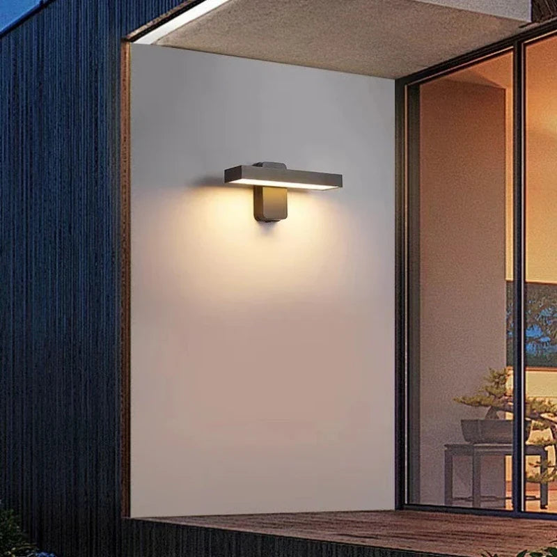 Luz de pared exterior LED VarioLux | Sensor de movimiento & IP65 | Giratoria | 30–50 cm