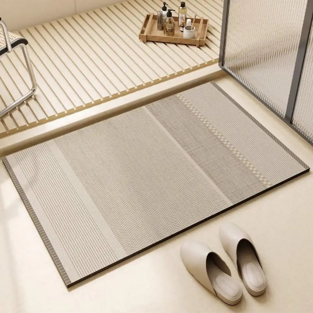 Kalsten | Alfombrilla de baño de diatomita antideslizante, alfombrilla de cocina, alfombrilla de puerta, alfombrilla de ducha
