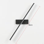 AuroLite Lámpara de pared LED ajustable | Ángulo de giro de 330° | Diseño moderno para dormitorio y sala de estar | Aluminio