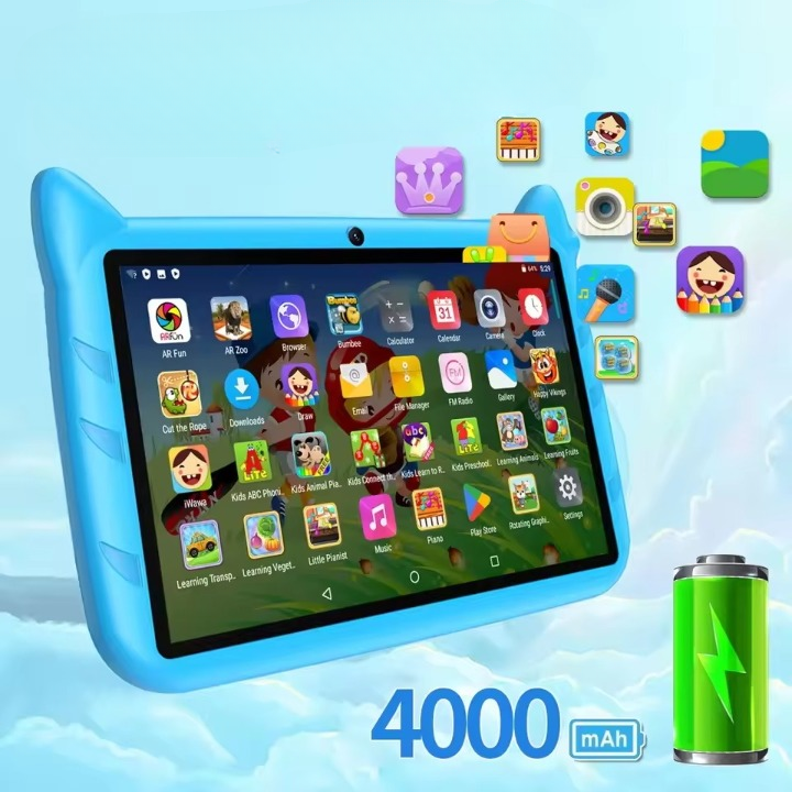 Tableta infantil de 7 pulgadas: sistema Android 9.0, batería de 4000 mAh, 2 + 16 GB de RAM