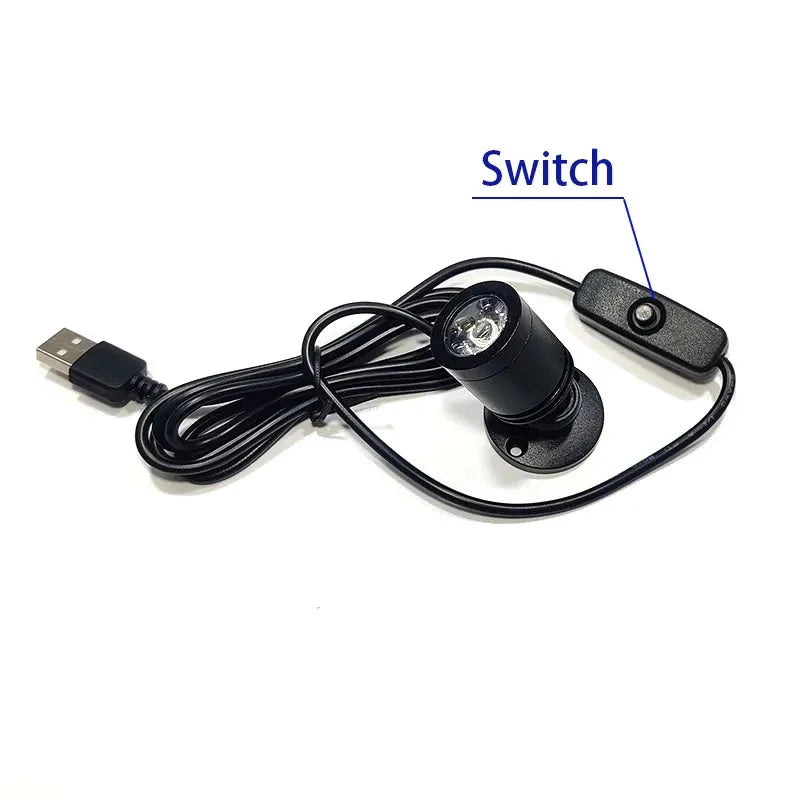 Mini LED Spot LuxoDot | 1W/3W | Luz LED USB para vitrinas y decoración | Blanco cálido y frío | Carcasa de aluminio