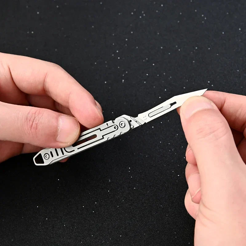 Cuchillo EDC Plegable con Cuchillas Reemplazables