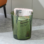 Papelera transparente