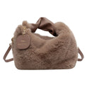 Bolso de hombro esponjoso para mujeres
