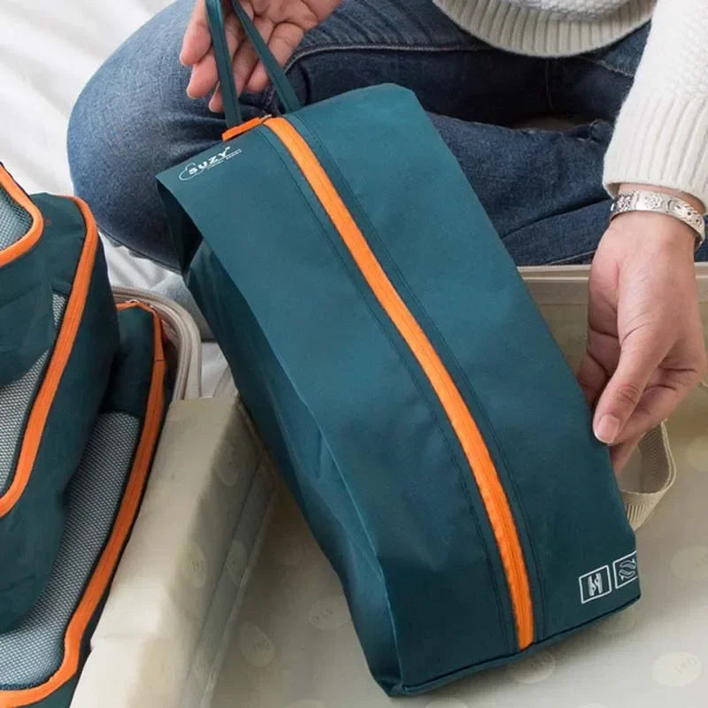 Packavio Set de Organizadores de Viaje 7 piezas | Bolsas para Ropa y Zapatos | Ahorra Espacio & Resistente al Agua