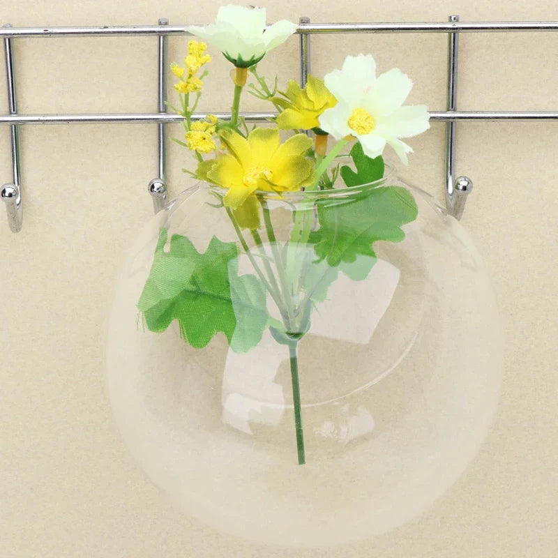 AirBloom Hydro Vase - Jarrón Hidrológico Colgante de Vidrio