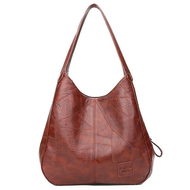 Bolso de piel sintética con gran capacidad