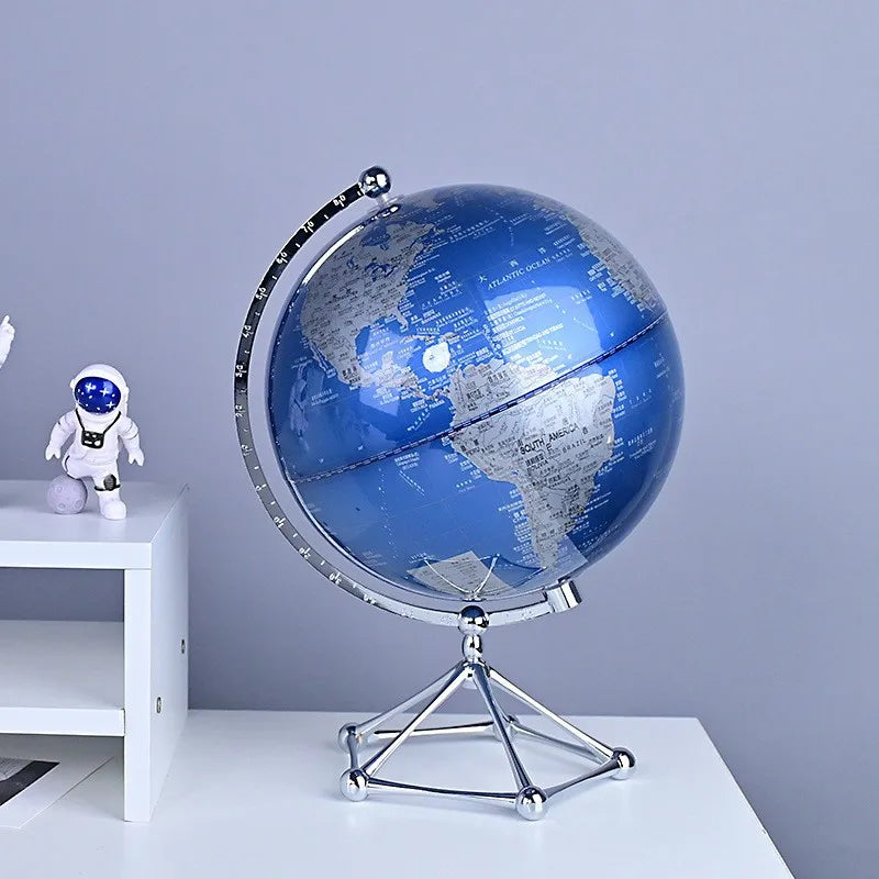 Lámpara de Globo Terráqueo LED Rotativa Royaleva – Pieza de Decoración Belyst Jord