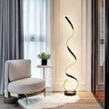 Lámpara de pie LED Espiral Estambul, Iluminación de Ahorro Energético, Diseño Elegante
