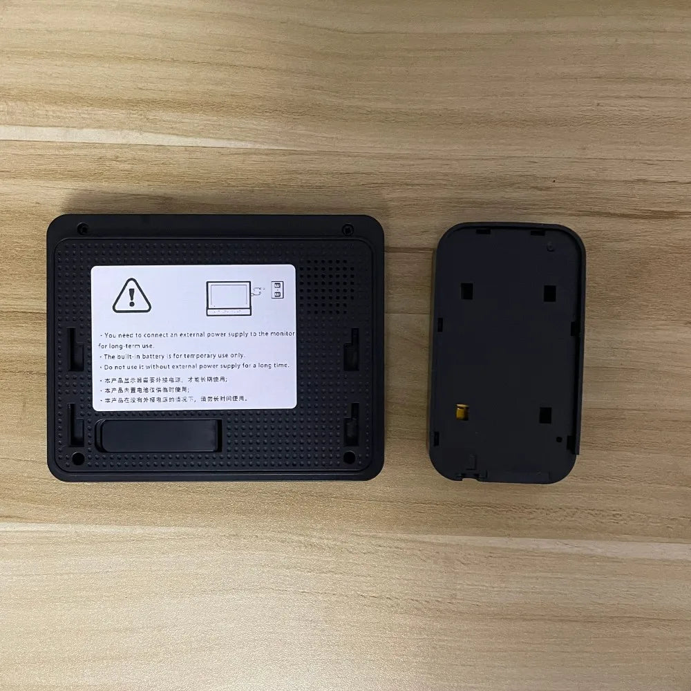 Timbre de video inalámbrico con pantalla IPS de 4.3" y visión nocturna