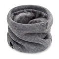 ThermoKnit Pro | Bufanda tubular térmica con forro de felpa | A prueba de viento y transpirable | Protector de cuello multifuncional ajustable para hombres y mujeres