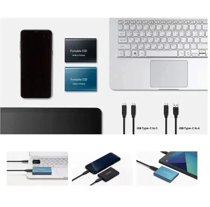 SSD externo de alto rendimiento | Almacenamiento portátil rápido y confiable