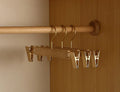 Kalsten | Set de 2 Perchas de Madera de Alcanfor Premium con Hombros Anchos para la Organización de Ropa