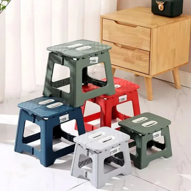 Taburete plegable estable y fácil de transportar
