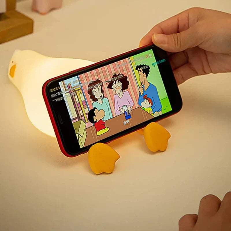 LumaDuck - dulce lámpara de pato recargable para noches acogedoras