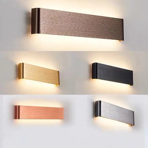 LumiEra Moderne LED-Aplique | Diseño Elegante | Luz Cálida para Dormitorio, Pasillo y Baño