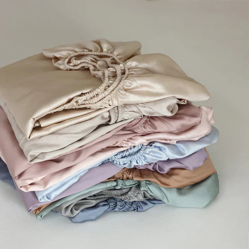 Lisslune | Sábana de Seda de Morera SilkDreams | Transpirable | Hipoalergénica | Ropa de Cama de Lujo para Tu Hogar