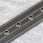 Cinturón de Lona para Hombre – Banda Ajustable Casual a Rayas