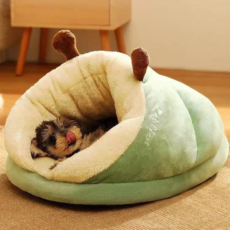 SlipperNest | Cama para Perros Plegable de Lujo para Comodidad Invernal
