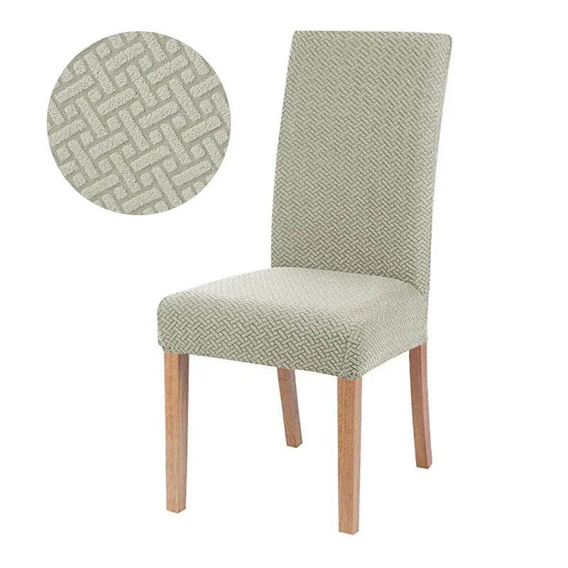 Kalsten | Funda para Silla Velvona | Elástica y Acolchada Gruesa | Funda de Jacquard Stretch | Lavable y Sin Arrugas
