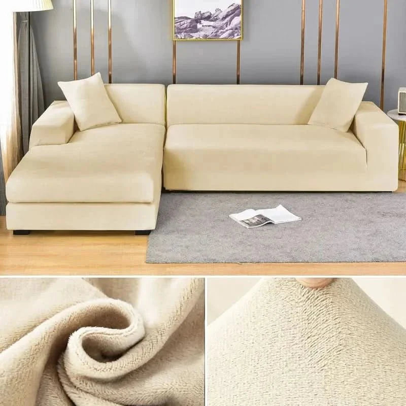 SAMTLUX – Funda de Sofá – Elástica y Lujosa para Cualquier Sala de Estar