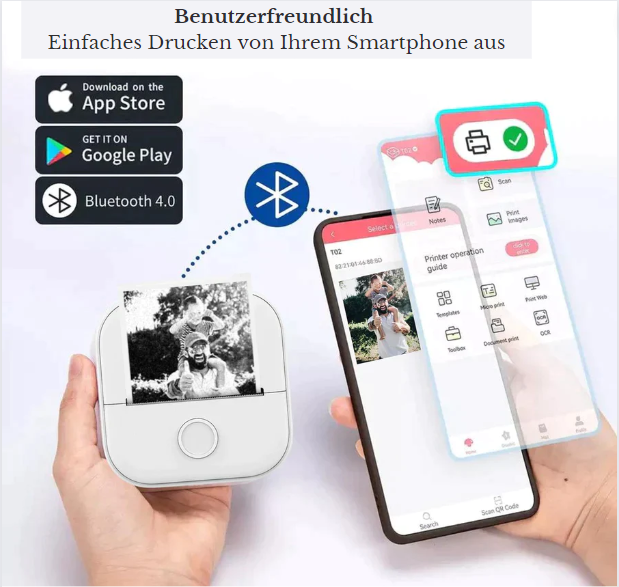 50% DESCUENTO | MiniPrint™ – La impresora térmica portátil para imprimir sin límites