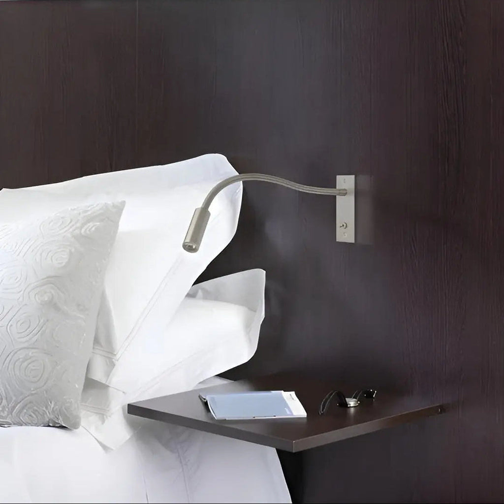 Lámpara de Pared con Brazo Flexible y Luz LED de Lectura
