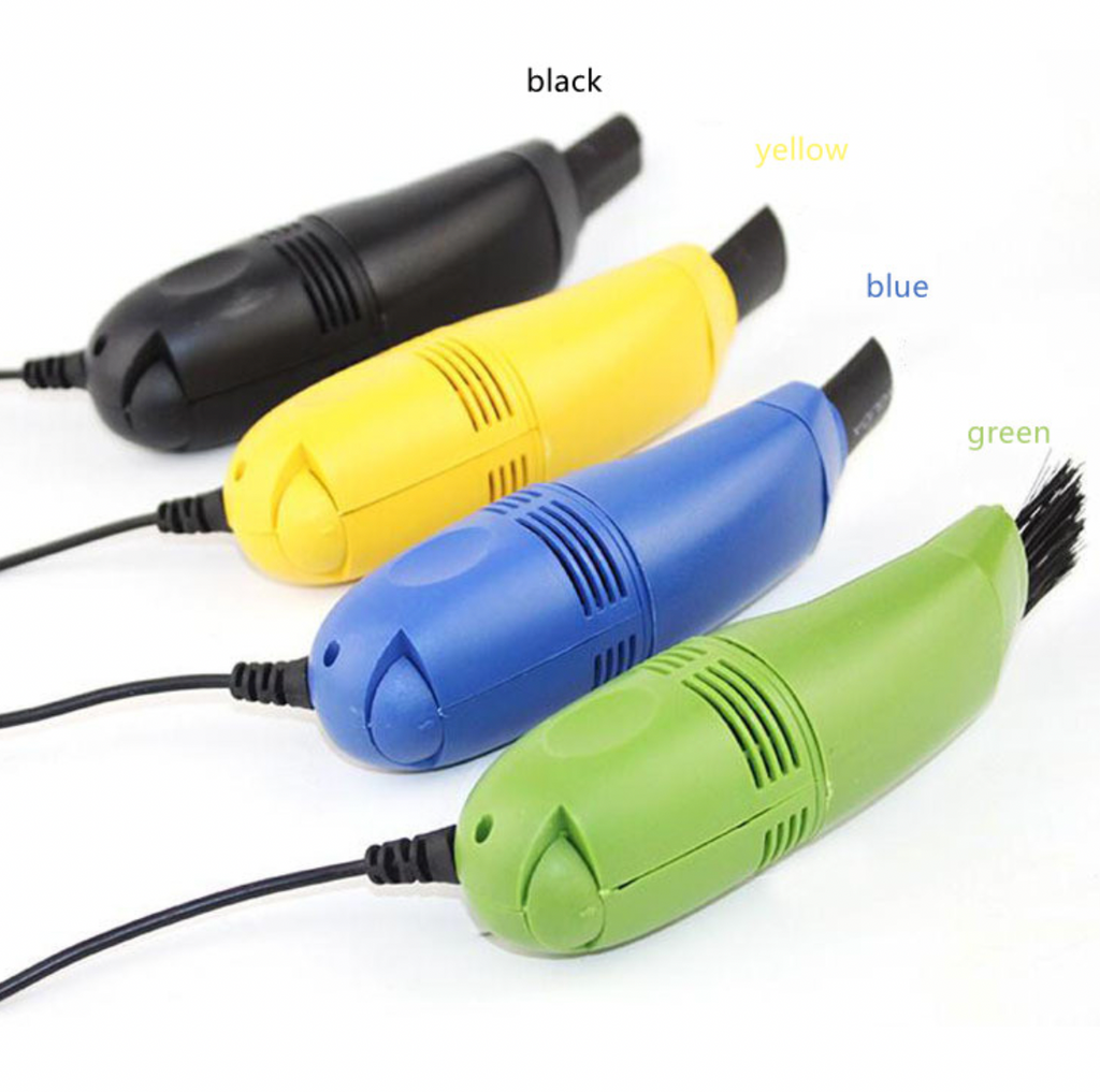 Kalsten | Aspiradora Mini Mecánica para Computadora Portátil, Limpiador de Teclado USB, Cepillo Colector de Polvo, Gadgets de Limpieza para Teléfonos