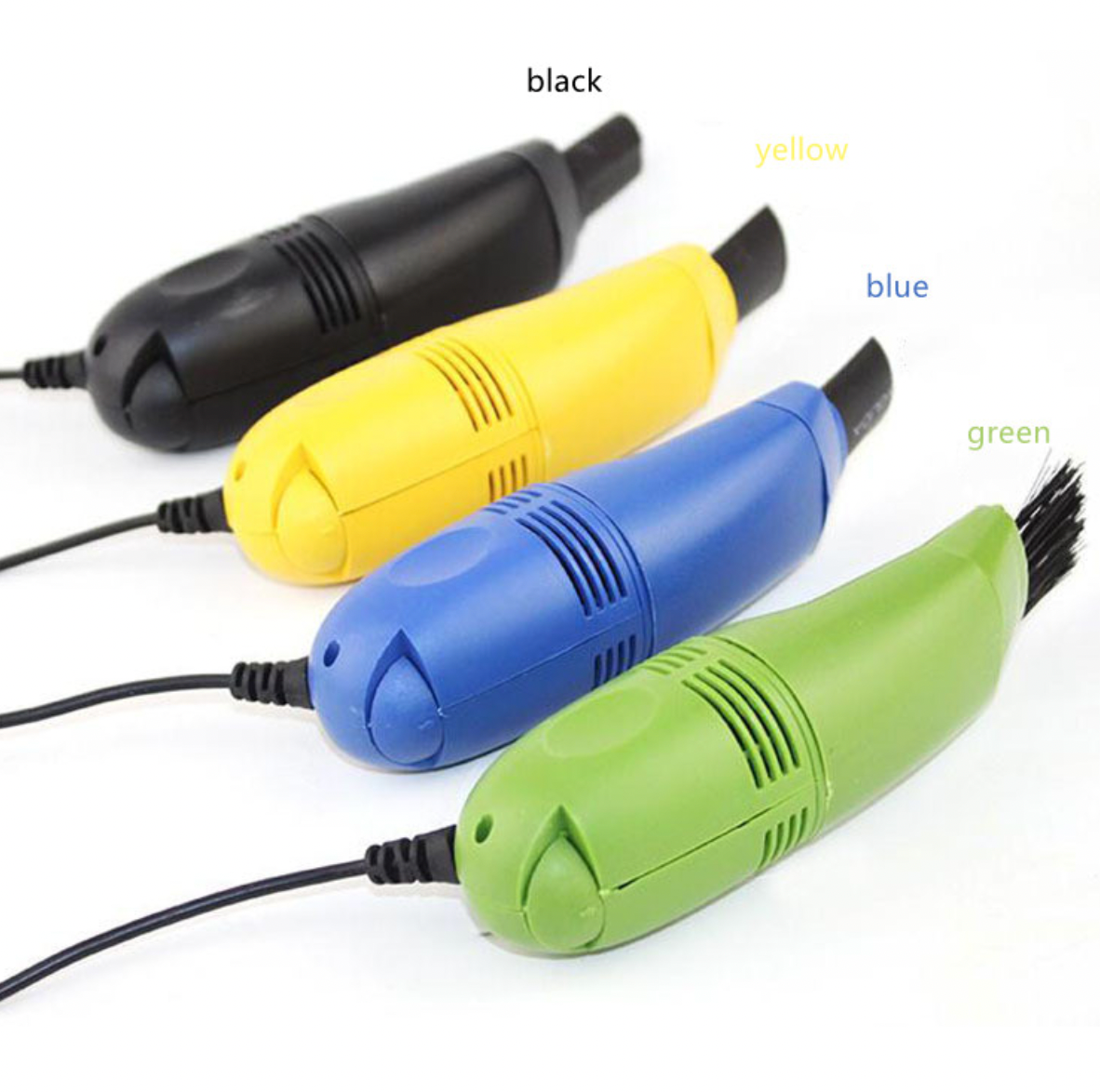 Kalsten | Aspiradora Mini Mecánica para Computadora Portátil, Limpiador de Teclado USB, Cepillo Colector de Polvo, Gadgets de Limpieza para Teléfonos