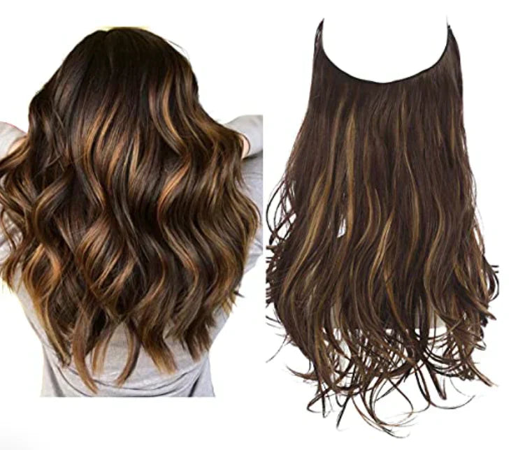 SecretHair | Extensiones de Cabello 100% Natural | Calidad REMY | Volumen y Longitud Sin Costuras | Brillo Natural | Resistente al Calor y Duradero