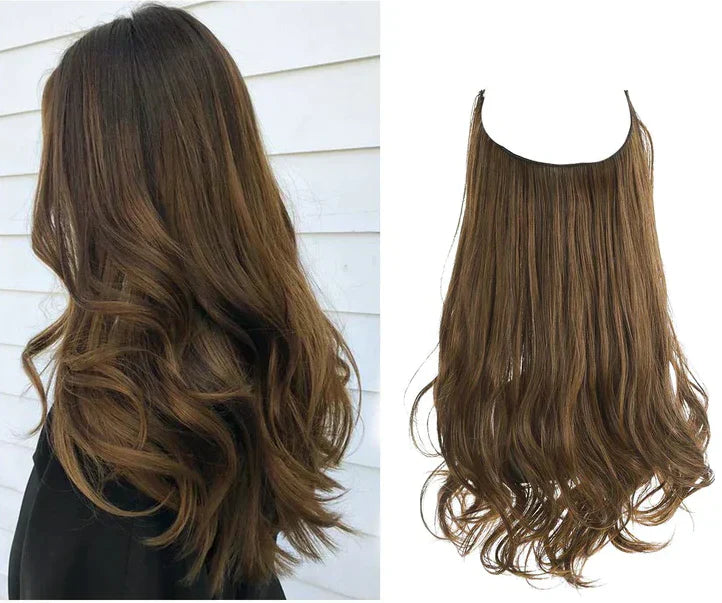 SecretHair | Extensiones de Cabello 100% Natural | Calidad REMY | Volumen y Longitud Sin Costuras | Brillo Natural | Resistente al Calor y Duradero