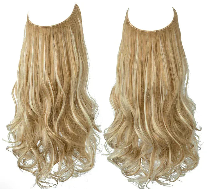 SecretHair | Extensiones de Cabello 100% Natural | Calidad REMY | Volumen y Longitud Sin Costuras | Brillo Natural | Resistente al Calor y Duradero