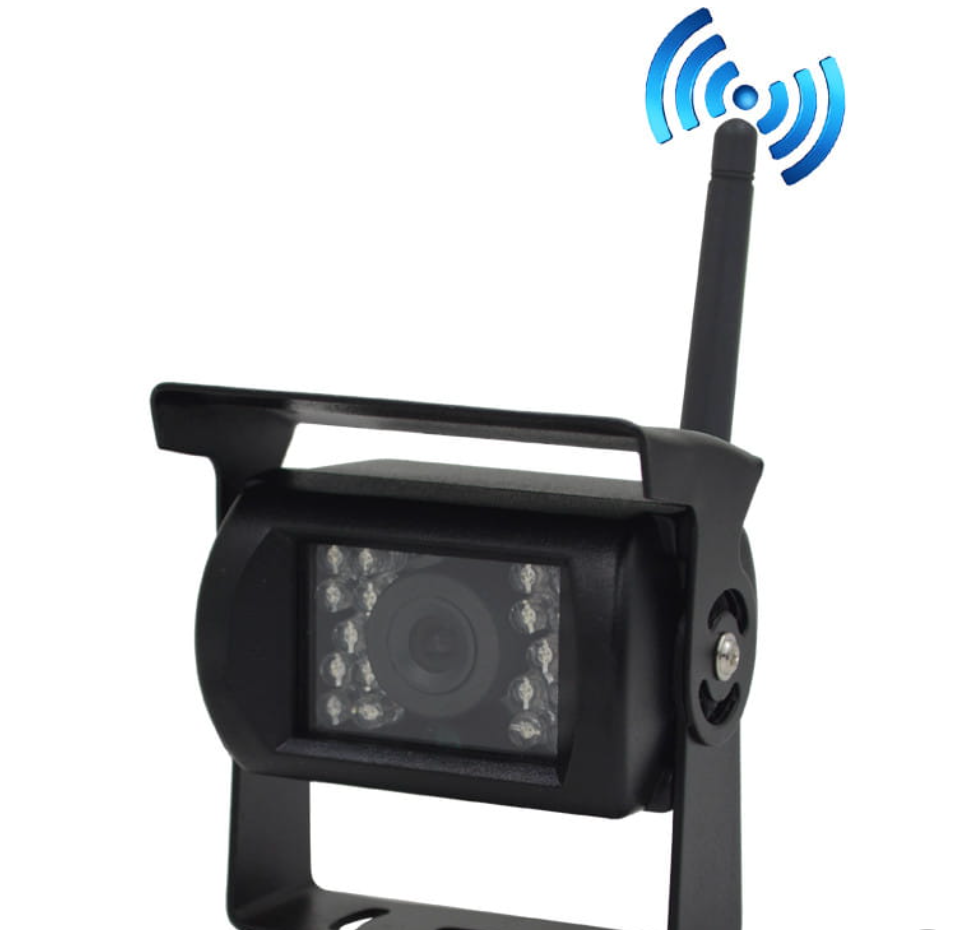 Sistema de cámara de respaldo inalámbrica para camiones remolque RV con pantalla de 7" y vista de gran angular