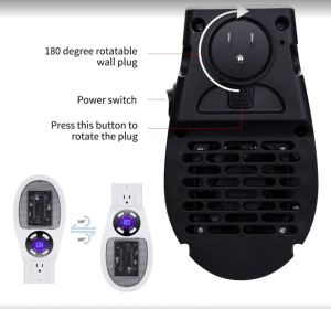 HeatWave – Calefactor eléctrico compacto con control remoto