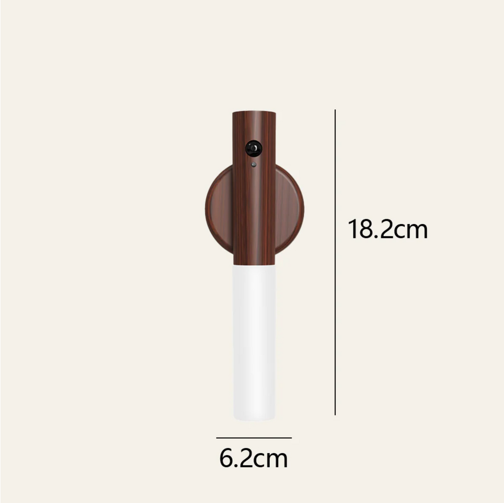 Luz de Pared LED Acrílica con Sensor de Movimiento