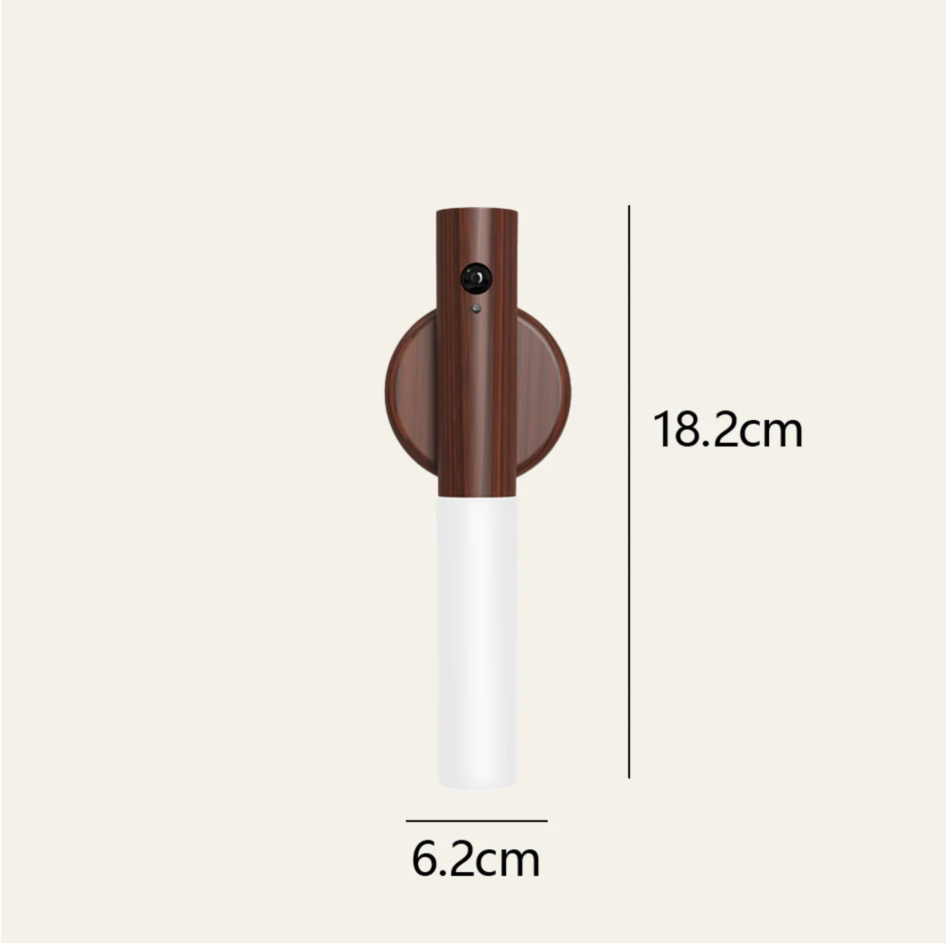 Luz de Pared LED Acrílica con Sensor de Movimiento