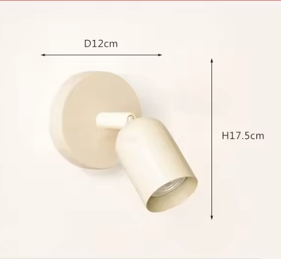 Luz de Pared de Metal Elegante para Espacios Habitables Contemporáneos