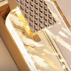 Luz de Pared de Cristal Elegante - Apliques Exquisitos para Espacios Lujosos