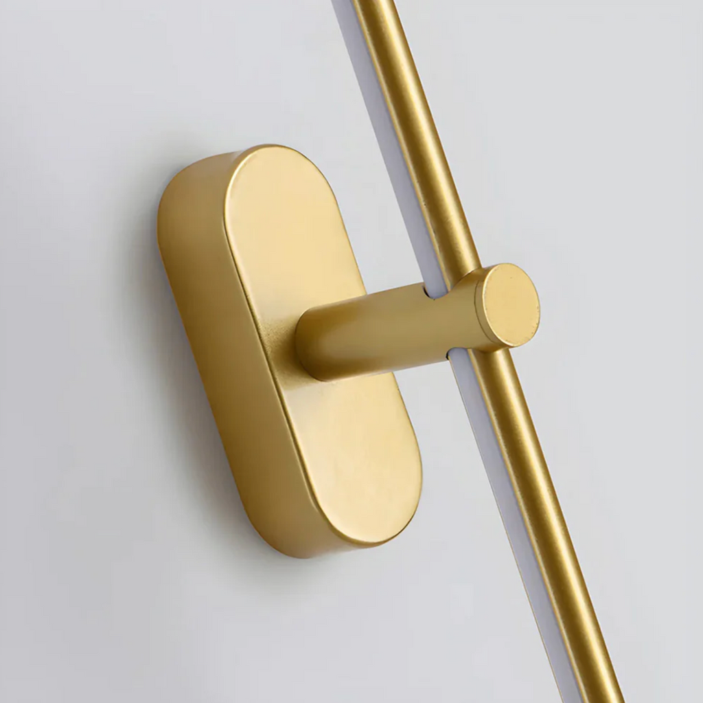 Luz de Pared LED de Hierro Elegante para Interiores de Baños Modernos