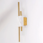 Apliques de Pared LED de Mármol - Iluminación Ambiental Elegante para Interiores Modernos