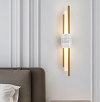 Apliques de Pared LED de Mármol - Iluminación Ambiental Elegante para Interiores Modernos