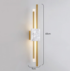 Apliques de Pared LED de Mármol - Iluminación Ambiental Elegante para Interiores Modernos