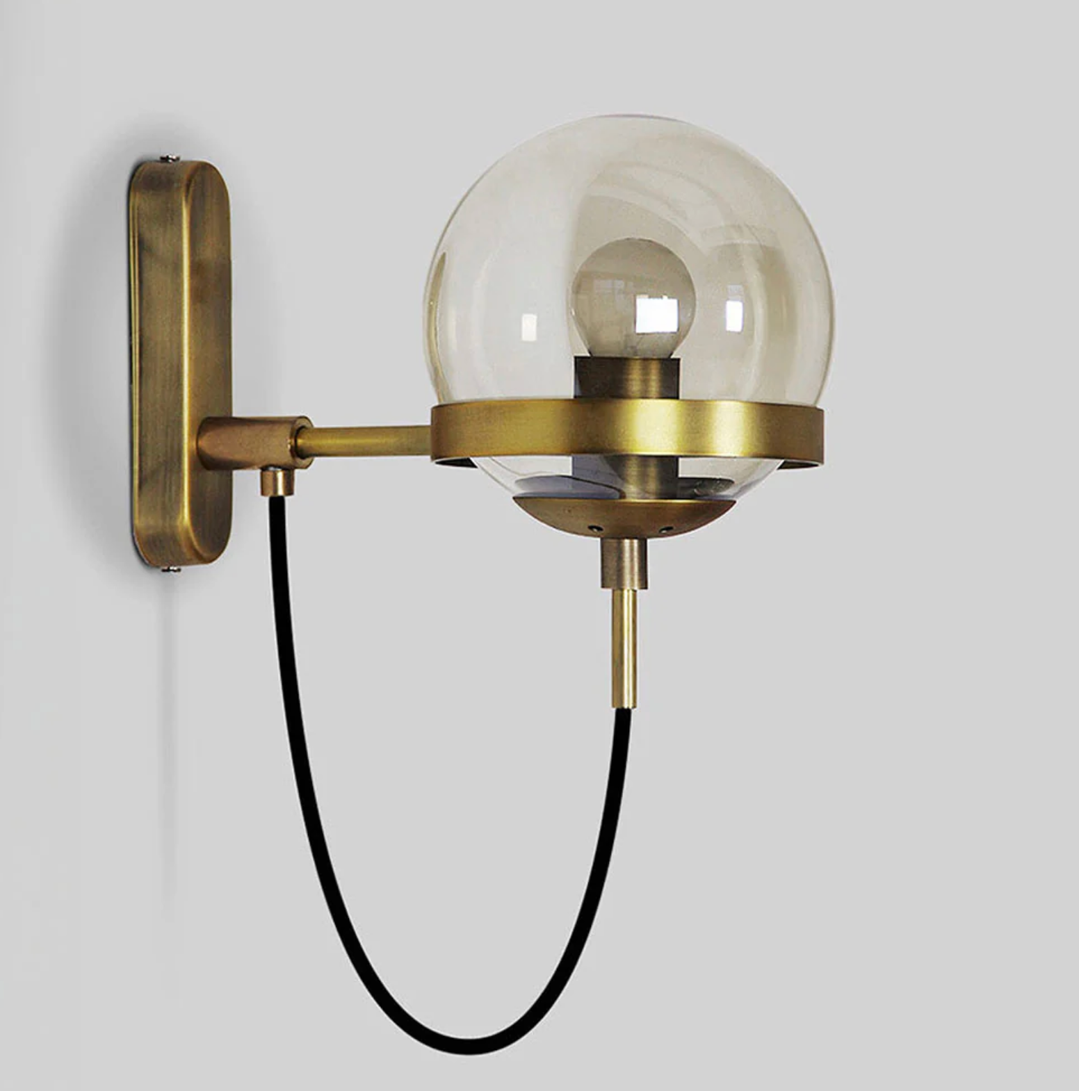Lámpara de Pared de Vidrio Retro Nórdico para Interiores Elegantes