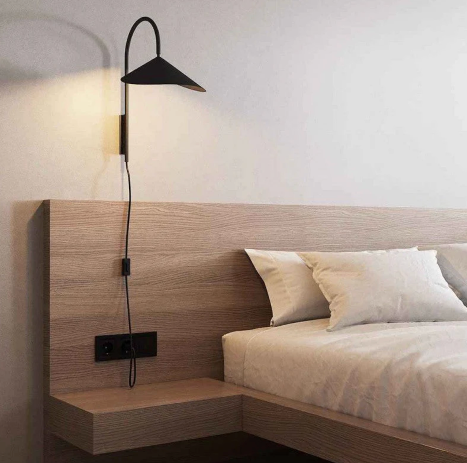Lámpara de Pared de Pétalos Modernos - Aplique de Pared Ajustable para un Ambiente Acogedor