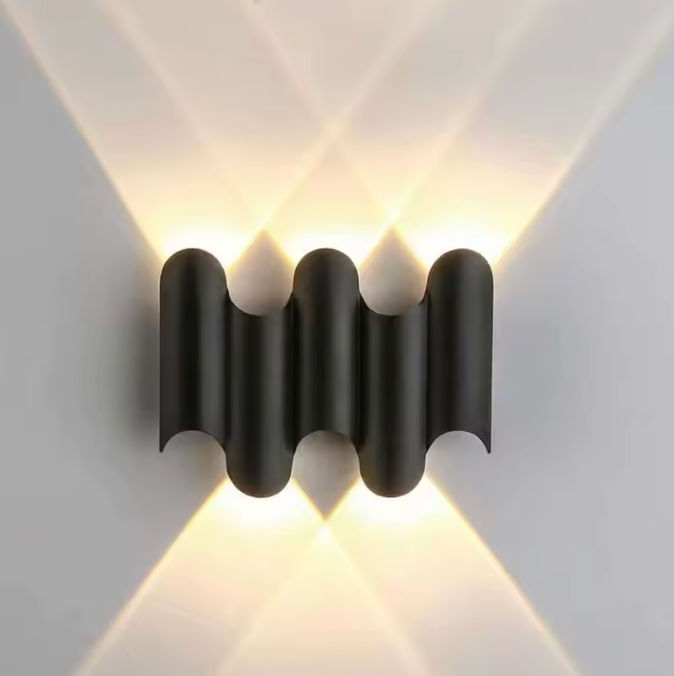Lámpara de Pared LED Exterior Impermeable | Aplique de Aluminio Industrial para Espacios Exteriores