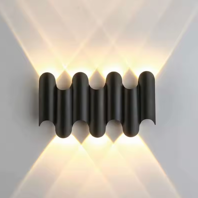 Lámpara de Pared LED Exterior Impermeable | Aplique de Aluminio Industrial para Espacios Exteriores
