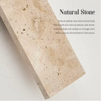Aplique de Pared LED para Exteriores | Lámpara de Piedra Natural Impermeable para Paredes Exteriores
