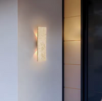 Aplique de Pared LED para Exteriores | Lámpara de Piedra Natural Impermeable para Paredes Exteriores